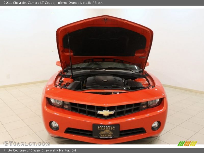Inferno Orange Metallic / Black 2011 Chevrolet Camaro LT Coupe