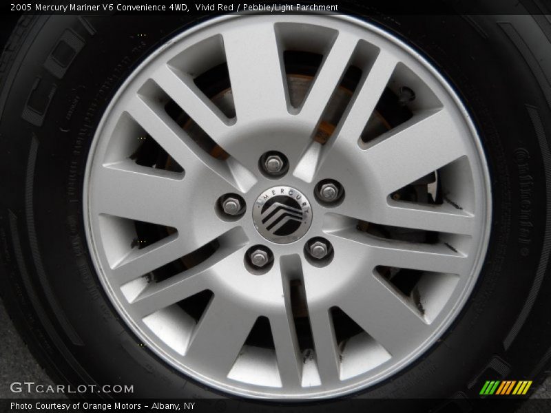 Vivid Red / Pebble/Light Parchment 2005 Mercury Mariner V6 Convenience 4WD