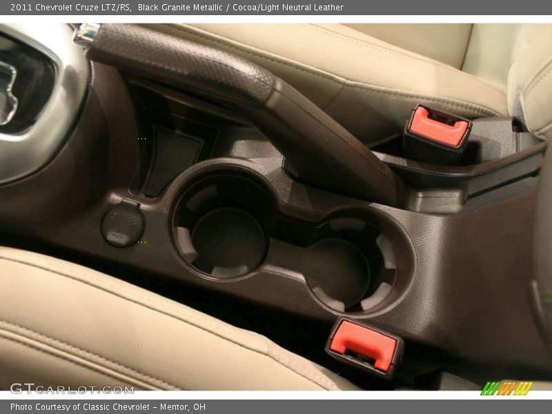 Black Granite Metallic / Cocoa/Light Neutral Leather 2011 Chevrolet Cruze LTZ/RS