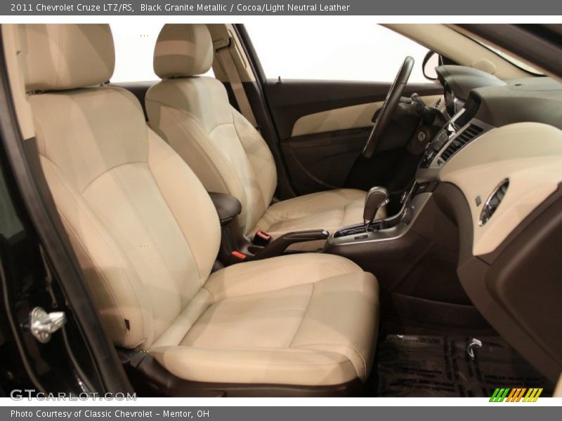Black Granite Metallic / Cocoa/Light Neutral Leather 2011 Chevrolet Cruze LTZ/RS
