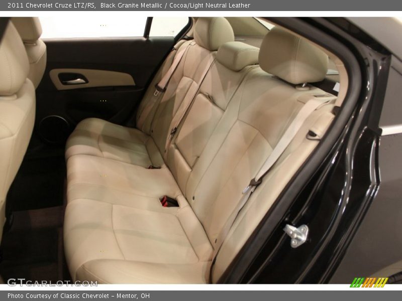 Black Granite Metallic / Cocoa/Light Neutral Leather 2011 Chevrolet Cruze LTZ/RS