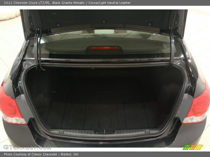 Black Granite Metallic / Cocoa/Light Neutral Leather 2011 Chevrolet Cruze LTZ/RS