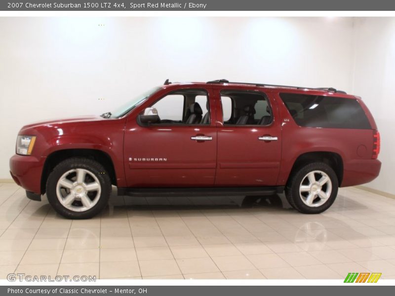 Sport Red Metallic / Ebony 2007 Chevrolet Suburban 1500 LTZ 4x4