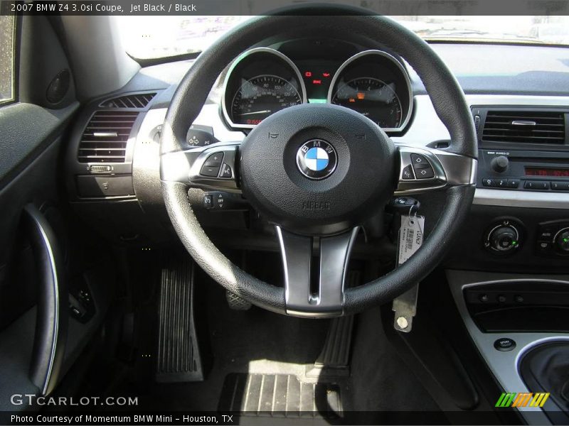 Jet Black / Black 2007 BMW Z4 3.0si Coupe