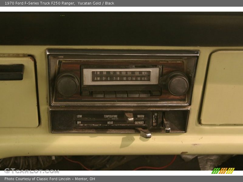 Controls of 1970 F-Series Truck F250 Ranger