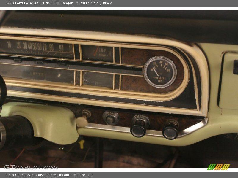 Yucatan Gold / Black 1970 Ford F-Series Truck F250 Ranger
