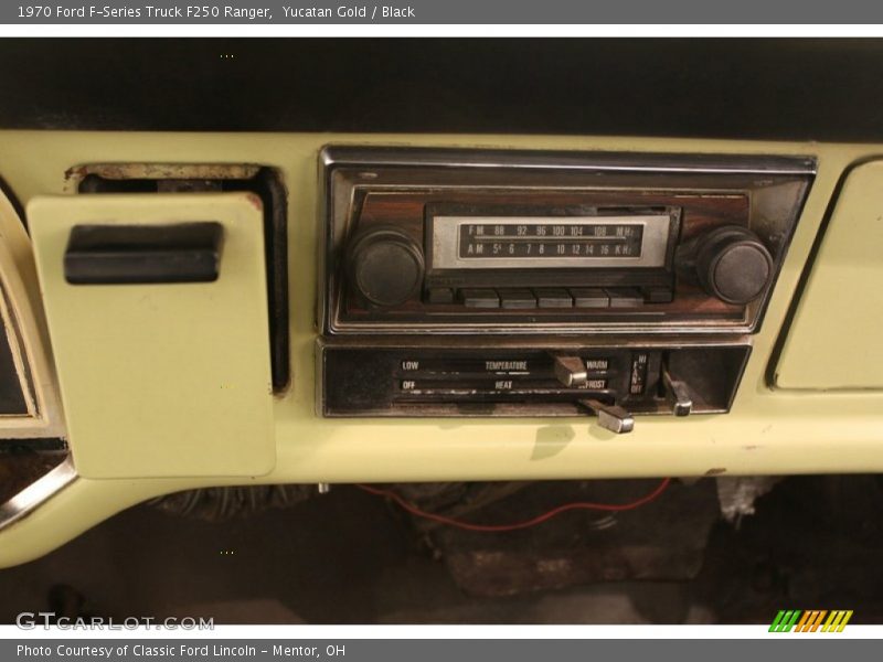Controls of 1970 F-Series Truck F250 Ranger