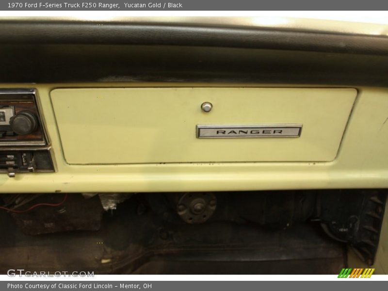 Yucatan Gold / Black 1970 Ford F-Series Truck F250 Ranger