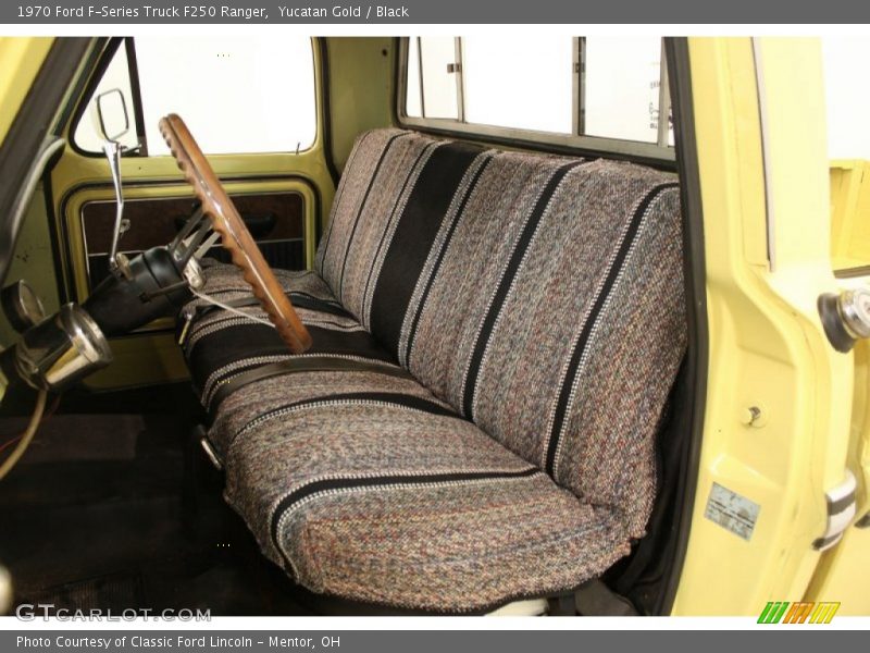  1970 F-Series Truck F250 Ranger Black Interior
