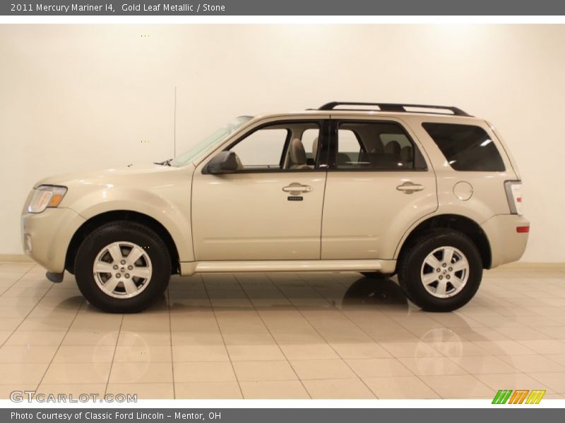Gold Leaf Metallic / Stone 2011 Mercury Mariner I4
