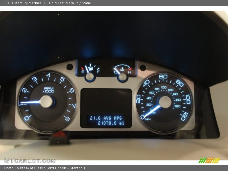 Gold Leaf Metallic / Stone 2011 Mercury Mariner I4