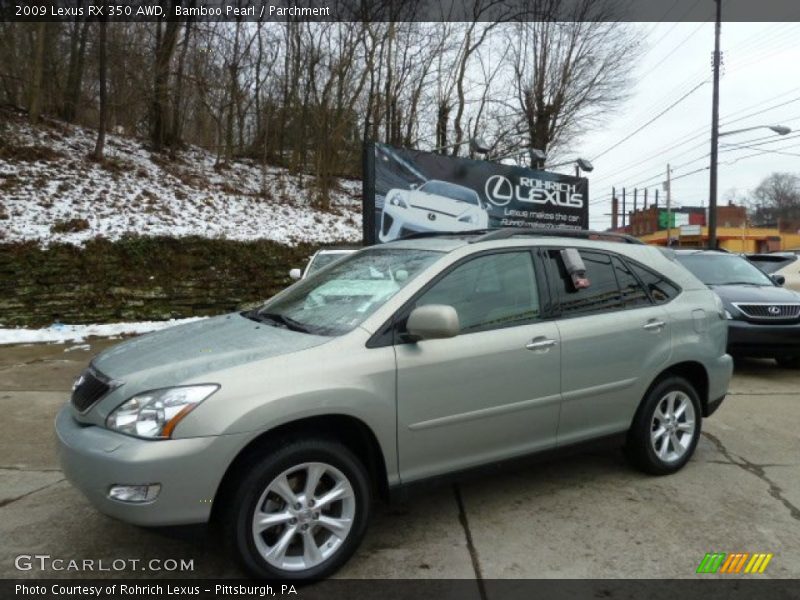Bamboo Pearl / Parchment 2009 Lexus RX 350 AWD