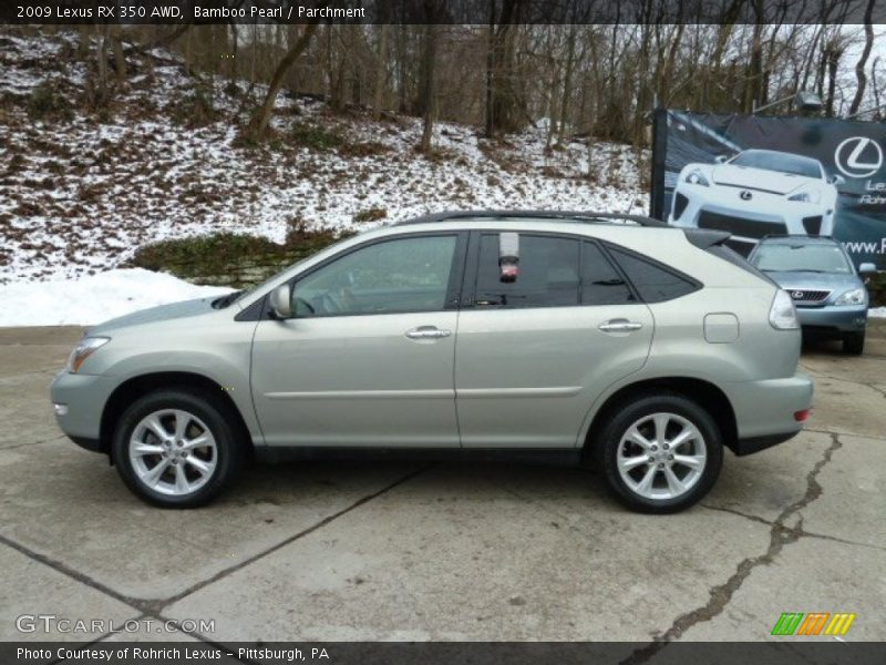 Bamboo Pearl / Parchment 2009 Lexus RX 350 AWD