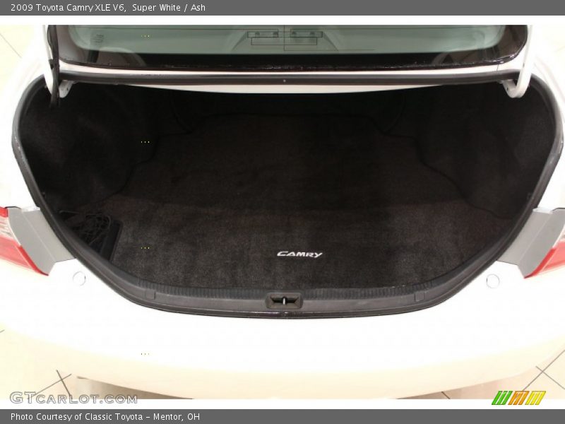 Super White / Ash 2009 Toyota Camry XLE V6