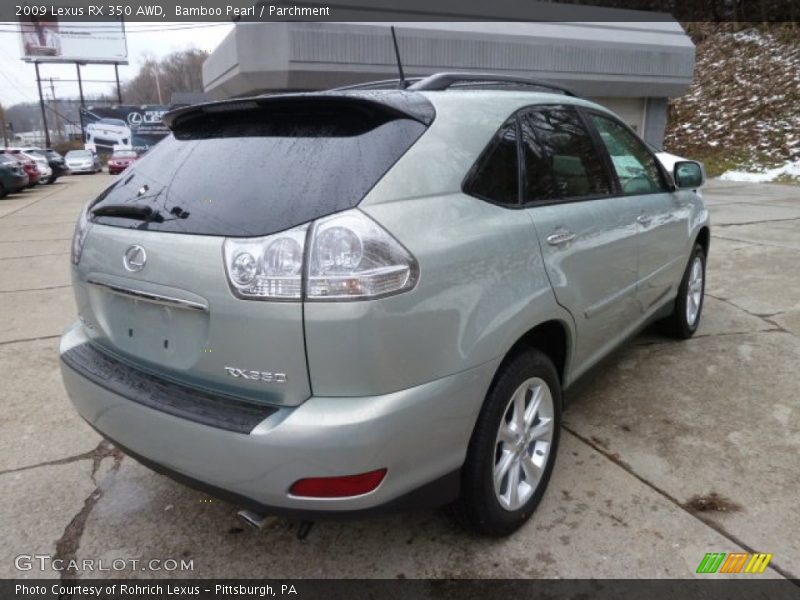Bamboo Pearl / Parchment 2009 Lexus RX 350 AWD