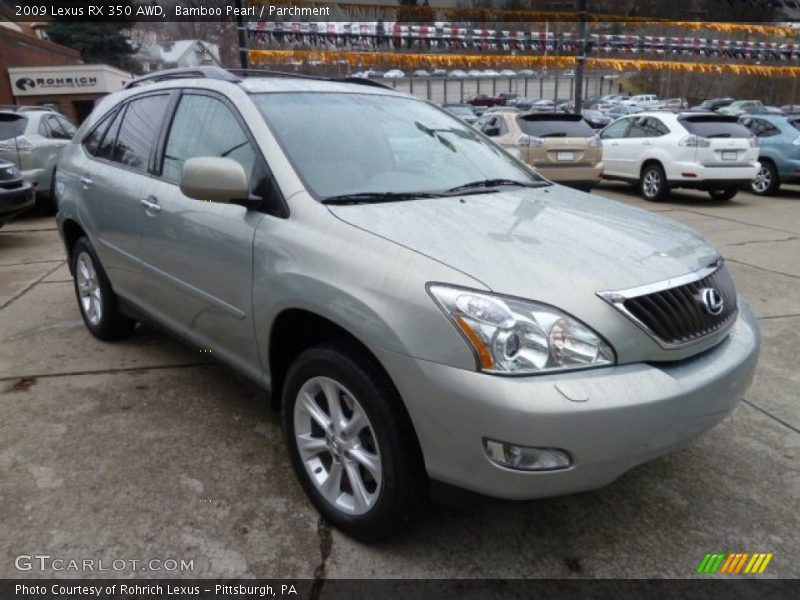 Bamboo Pearl / Parchment 2009 Lexus RX 350 AWD