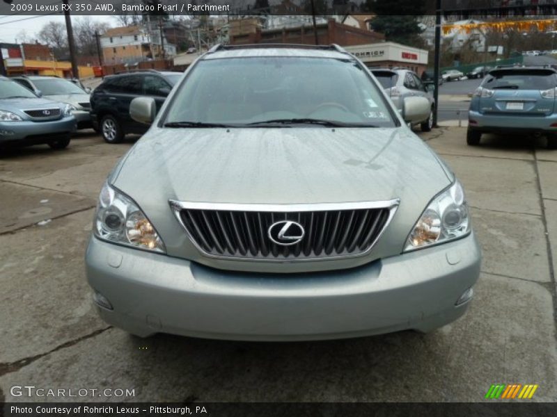 Bamboo Pearl / Parchment 2009 Lexus RX 350 AWD