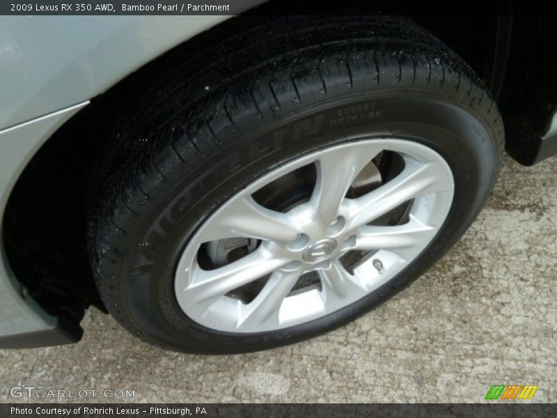 Bamboo Pearl / Parchment 2009 Lexus RX 350 AWD