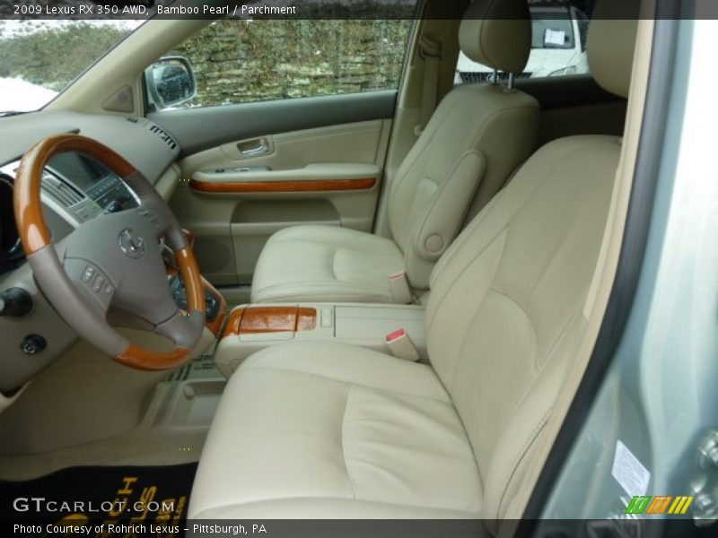 Bamboo Pearl / Parchment 2009 Lexus RX 350 AWD