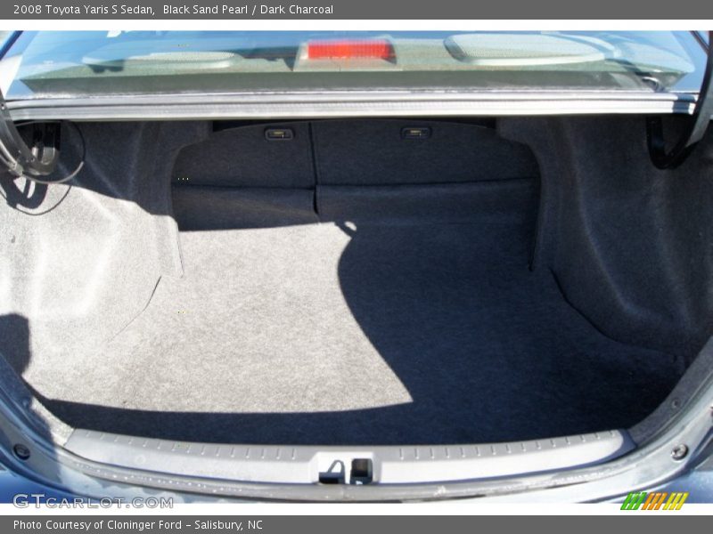 Black Sand Pearl / Dark Charcoal 2008 Toyota Yaris S Sedan