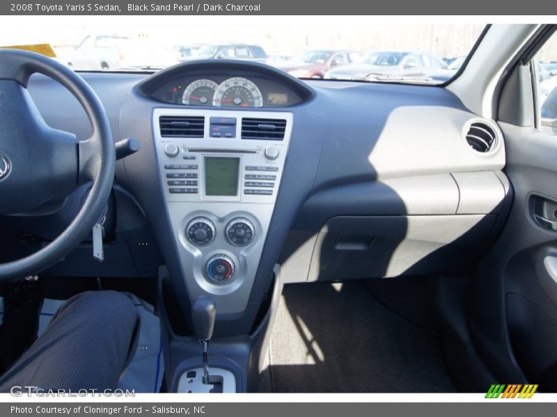 Black Sand Pearl / Dark Charcoal 2008 Toyota Yaris S Sedan