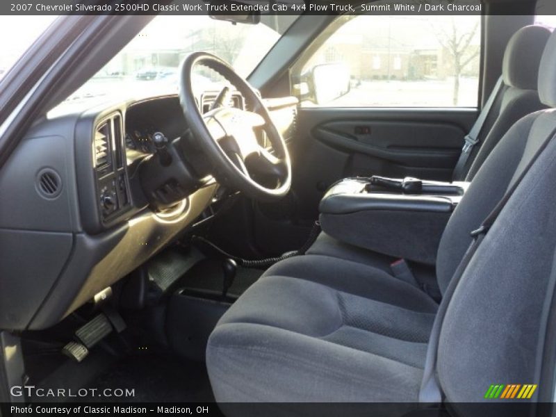 Summit White / Dark Charcoal 2007 Chevrolet Silverado 2500HD Classic Work Truck Extended Cab 4x4 Plow Truck