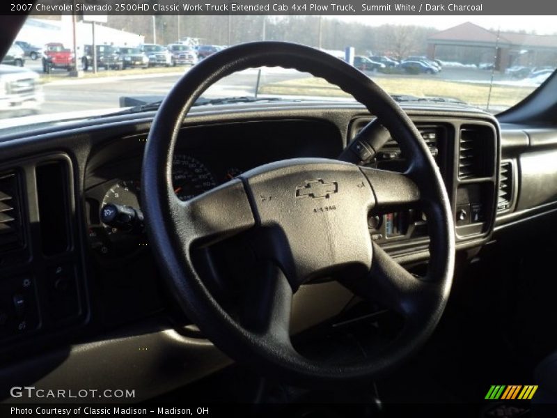 Summit White / Dark Charcoal 2007 Chevrolet Silverado 2500HD Classic Work Truck Extended Cab 4x4 Plow Truck