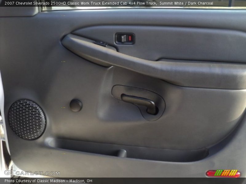 Summit White / Dark Charcoal 2007 Chevrolet Silverado 2500HD Classic Work Truck Extended Cab 4x4 Plow Truck