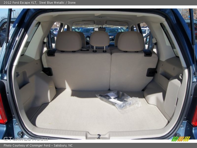 Steel Blue Metallic / Stone 2012 Ford Escape XLT