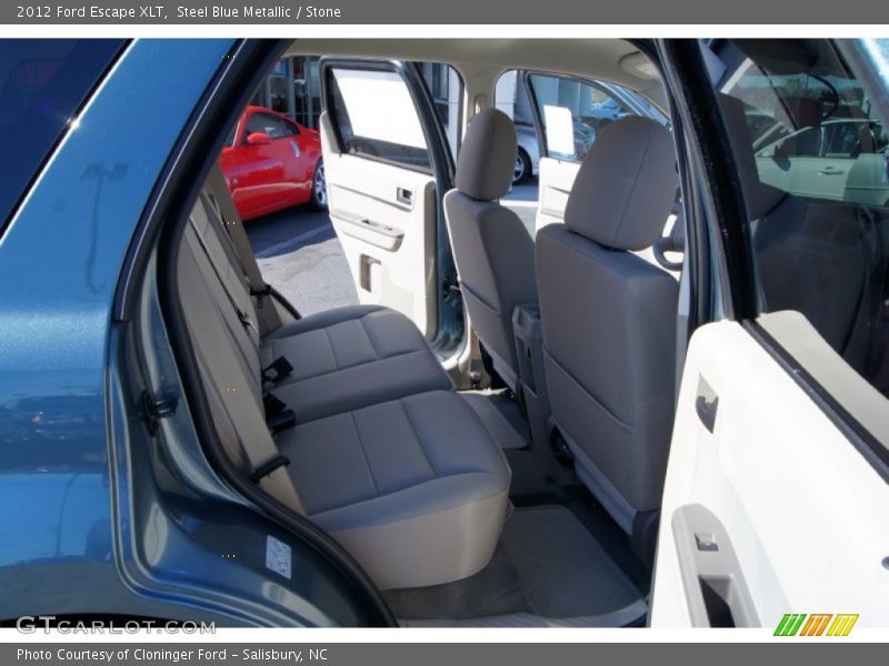 Steel Blue Metallic / Stone 2012 Ford Escape XLT