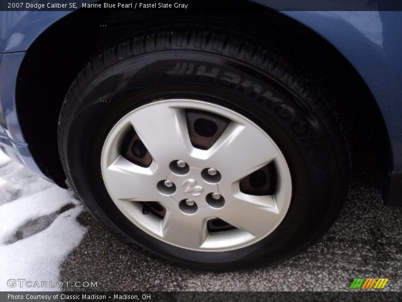 Marine Blue Pearl / Pastel Slate Gray 2007 Dodge Caliber SE