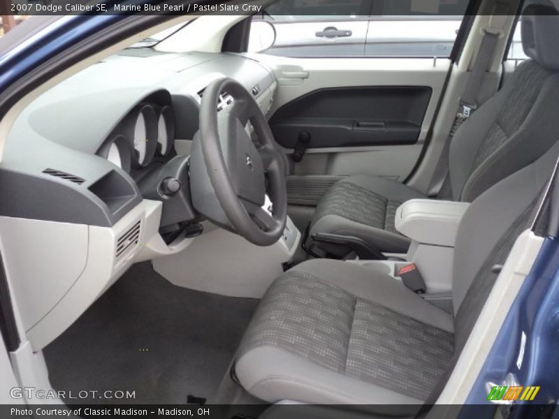 Marine Blue Pearl / Pastel Slate Gray 2007 Dodge Caliber SE