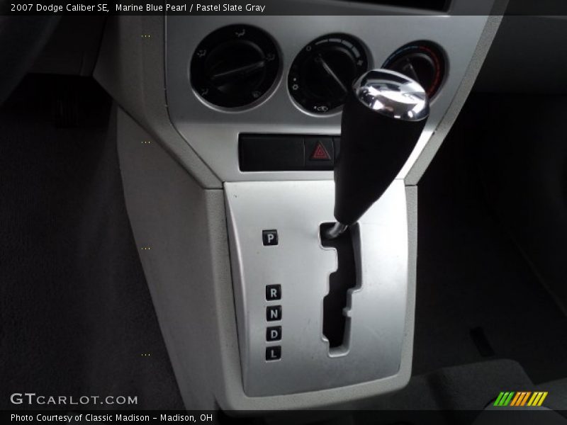 Marine Blue Pearl / Pastel Slate Gray 2007 Dodge Caliber SE