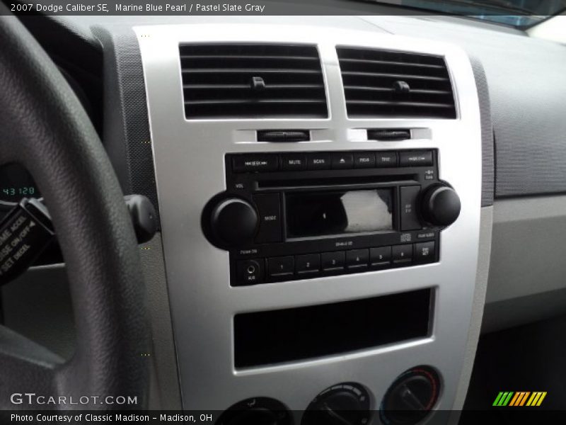 Marine Blue Pearl / Pastel Slate Gray 2007 Dodge Caliber SE