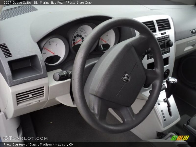 Marine Blue Pearl / Pastel Slate Gray 2007 Dodge Caliber SE