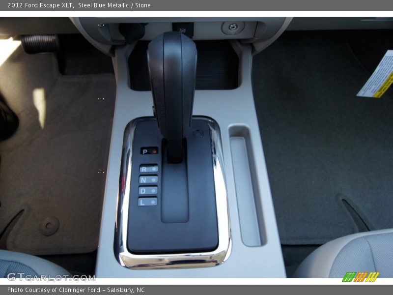 Steel Blue Metallic / Stone 2012 Ford Escape XLT