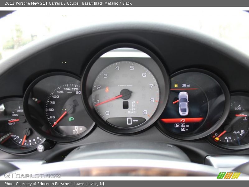  2012 New 911 Carrera S Coupe Carrera S Coupe Gauges