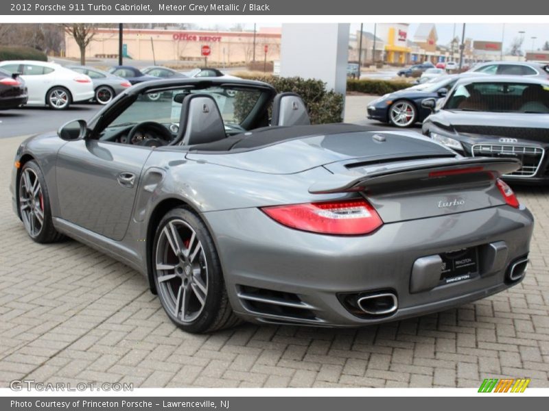 Rear 3/4 View - 2012 Porsche 911 Turbo Cabriolet