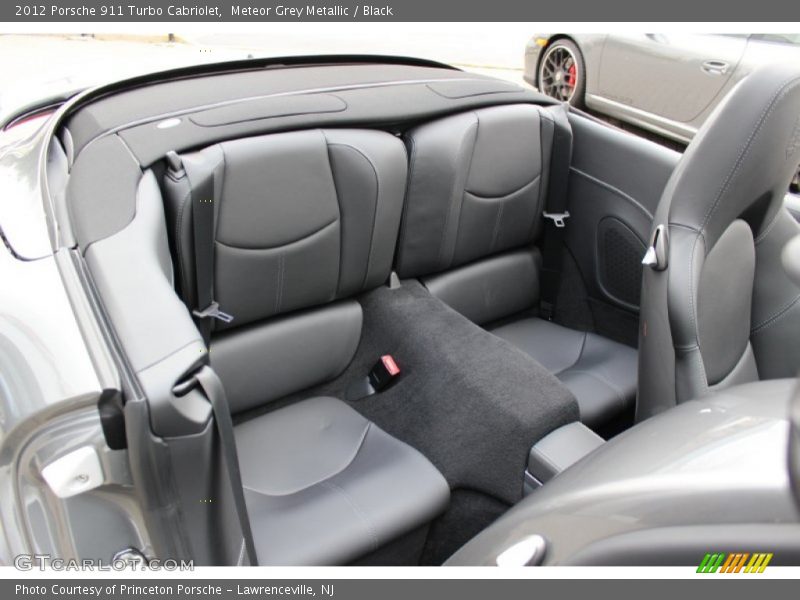 Rear Seat of 2012 911 Turbo Cabriolet