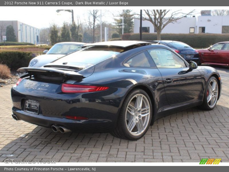  2012 New 911 Carrera S Coupe Dark Blue Metallic