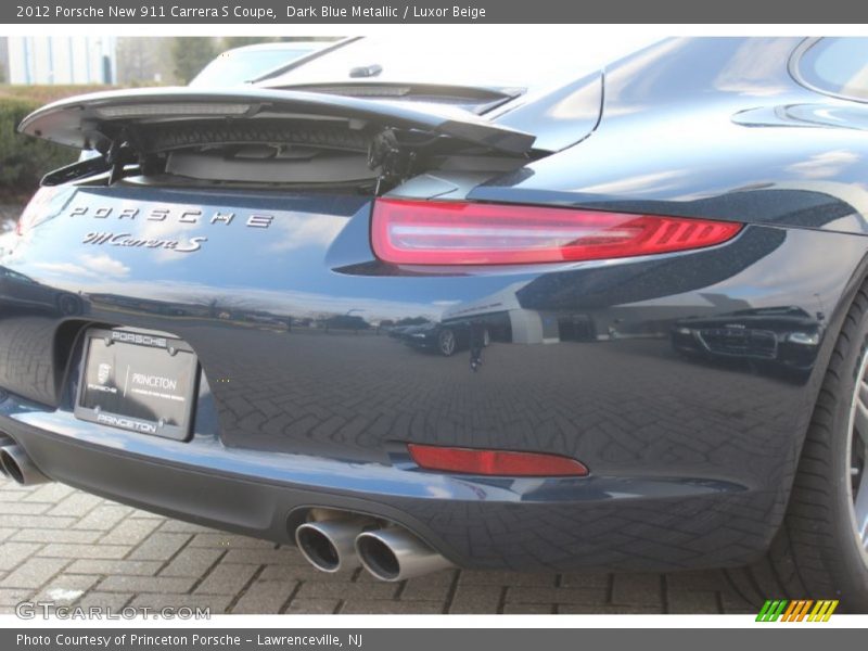 Dark Blue Metallic / Luxor Beige 2012 Porsche New 911 Carrera S Coupe