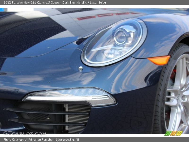 Dark Blue Metallic / Luxor Beige 2012 Porsche New 911 Carrera S Coupe