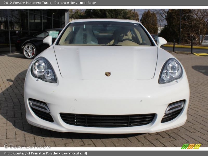 Carrara White / Luxor Beige 2012 Porsche Panamera Turbo