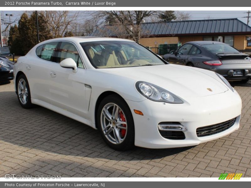 Front 3/4 View of 2012 Panamera Turbo