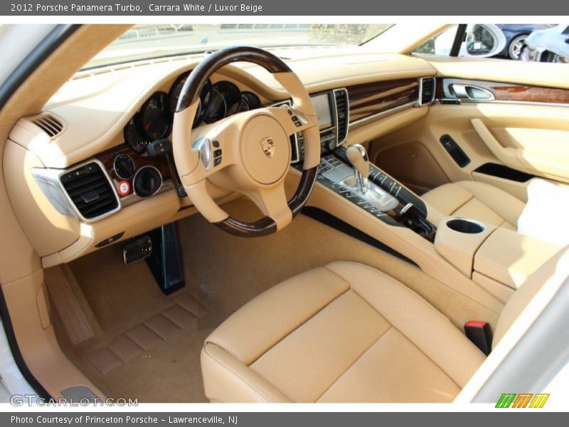  2012 Panamera Turbo Luxor Beige Interior