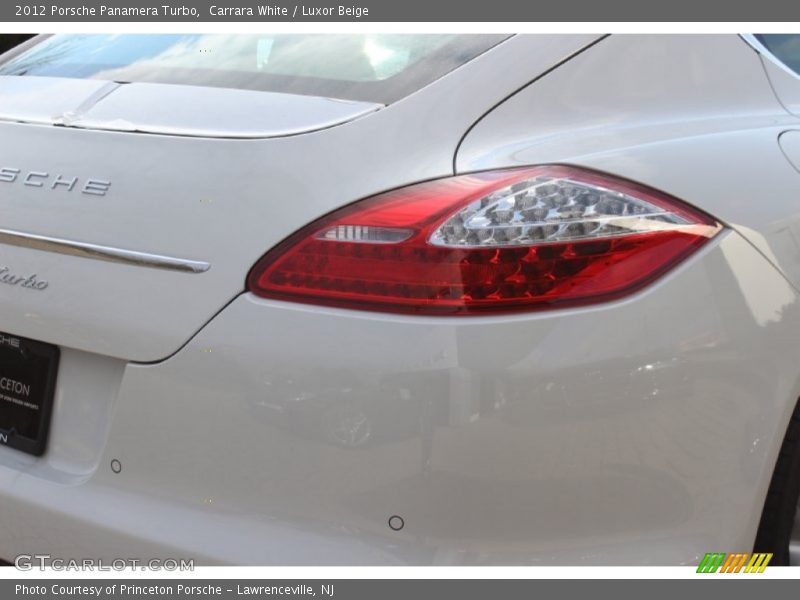Carrara White / Luxor Beige 2012 Porsche Panamera Turbo