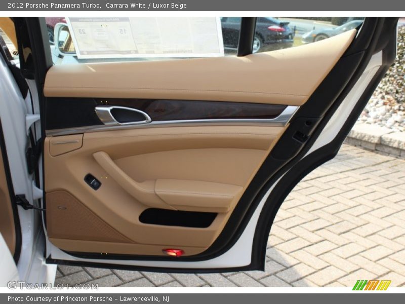 Carrara White / Luxor Beige 2012 Porsche Panamera Turbo