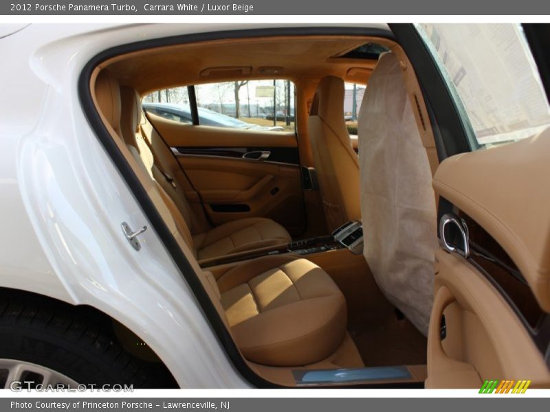 Carrara White / Luxor Beige 2012 Porsche Panamera Turbo