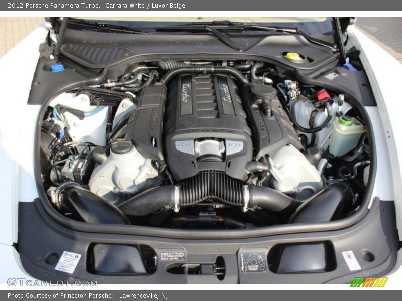  2012 Panamera Turbo Engine - 4.8 Liter DFI Twin-Turbocharged DOHC 32-Valve VarioCam Plus V8