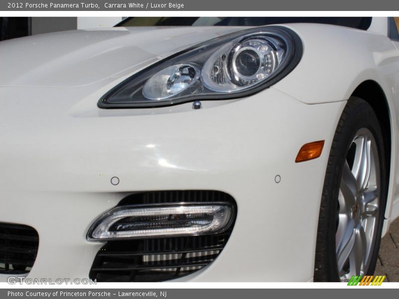 Carrara White / Luxor Beige 2012 Porsche Panamera Turbo